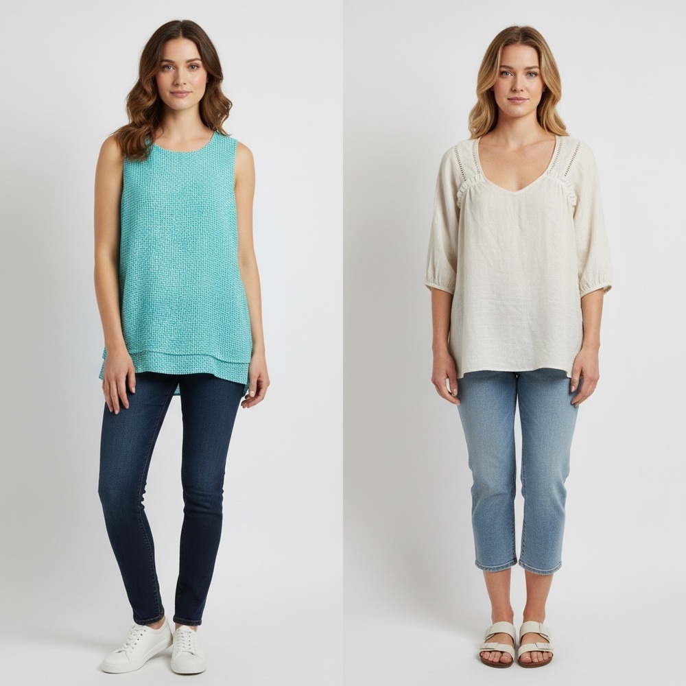 003 COMBO:  Assorted blouses size S